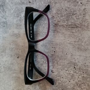 SEE Eyewear. Great classic style. Black graduating to purple on the bottom.